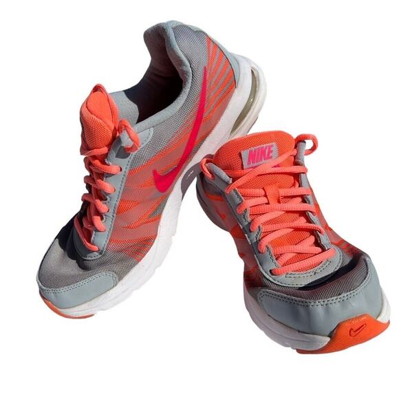 Nike Air Futurun2 Womens Sneaker Tennis Shoe Athletic Running Orange Gray Size 8 - Picture 1 of 13